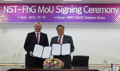 NST signed MoU with  FhG 이미지